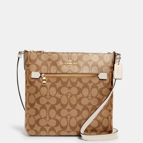 🏷1 DAY SALE🏷 🍂Coach Rowan File Signature Crossbody Bag🍂 - Picture 1 of 6